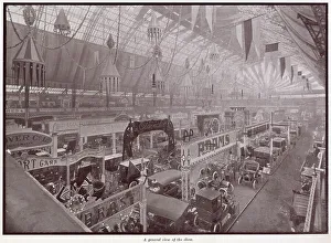 Displaying Prints: Motoring Show at Olympia 1906