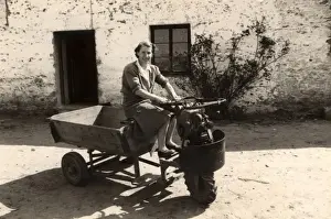 Tractors Prints: Motorised mini cart, 1930s