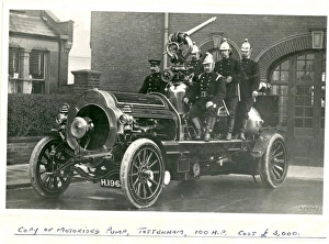 Images Dated 9th November 2011: Motorised pump and crew in Tottenham