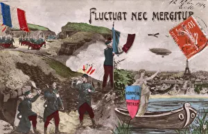 Steadfast Collection: The motto of Paris - WWI - Propaganda - Patriotism