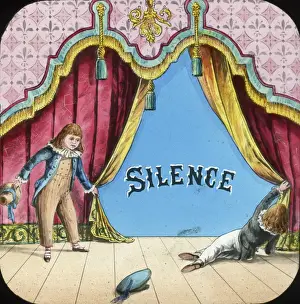 Silence Prints: Mottos - Curtain Silence