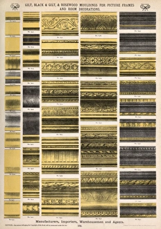 Mouldings for picture frames and room decorations, Plate 172 Mouldings for picture frames and room decorations, Plate 172