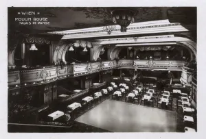 Rouge Prints: Moulin Rouge dance hall, Vienna, Austria
