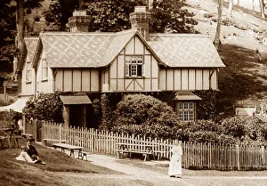 Edgcumbe Prints: Mount Edgcumbe Park Beechwood cottage Plymouth