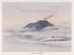 Volcanoes Prints: MOUNT EREBUS / ANTARCTIC