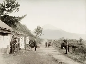 Mount Fuji, Fujiyama, from Iwabuchi, Japan