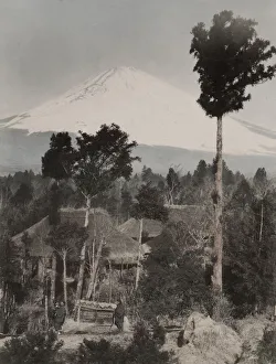 Mount Fuji, Fujiyama, from Kamado Village nr Gotenba, Japan