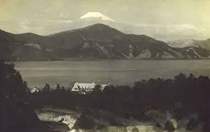 Capped Prints: Mount Fuji, Japan - Hotel in the foreground