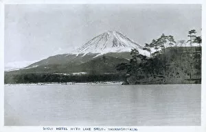 Mount Collection: Mount Fuji, Japan - Shoji Hotel with Lake Shoji