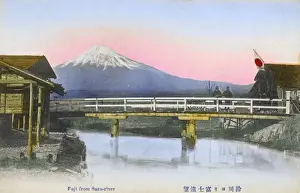 Fuji Prints: Mount Fuji, Japan - from the Suzu River