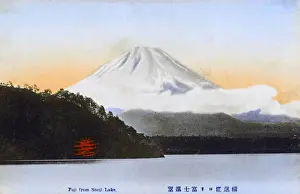 Capped Prints: Mount Fuji, Japan - View from Shoji Lake