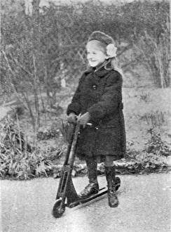 Girl on her Scooter