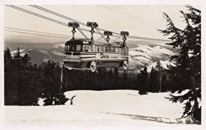 Mount Hood Skiway - leaving the Upper Terminal Mount Hood Skiway - leaving the Upper Terminal