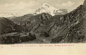 Images Dated 9th August 2017: Mount Kazbek - Georgian Military Road - Georgia