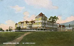Maine Prints: Mount Kineo House Hotel, Moosehead Lake, Maine, USA