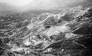 Tasmania Prints: Mount Lyell Copper Mine, Tasmania - Victorian period