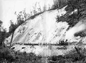 Quarries Prints: Mount Lyell quarry 1898