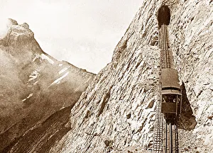 Pilatus Prints: Mount Pilatus Railway, Switzerland