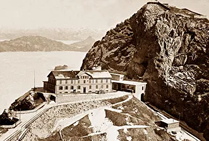Lucerne Prints: Mount Pilatus Switzerland early 1900s