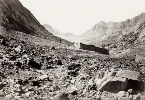 Rampart Prints: Mount Serbal from the Wadee Feyran, Holy Land
