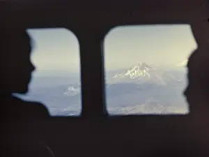 Climbed Prints: Mount Shasta from the air - California