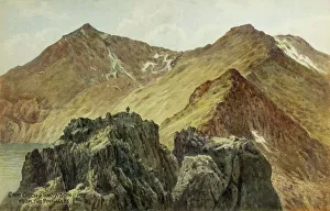Crib Prints: Mount Snowdon and Crib Goch, Snowdonia, North Wales