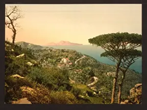 Capri Prints: From Mount Sorrento, Capri Island, Italy