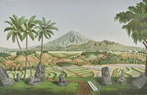 Junghuhn Prints: Mount Sumbing, Java