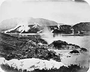 Mount Tarawera and Lake Rotomahana, Rotorua, New Zealand