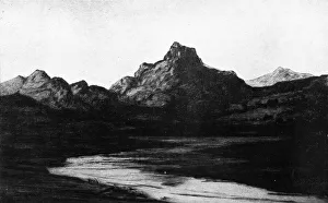 Cluster Prints: Mountain Etching