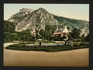 The mountain and Fort du Roule, Cherbourg, France