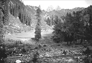 Mountain scene in Kashgar, western China