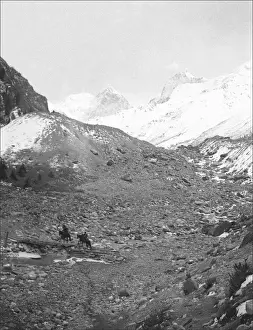 Mountain scene, Kashgar, western China