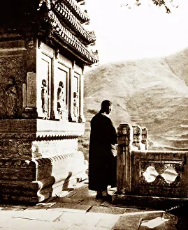 A mountain shrine, China, early 1900s