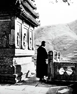 A mountain shrine, China, early 1900s
