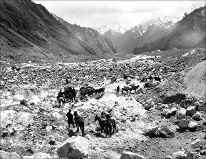 Terrain Collection: Mountain travellers in Kashgar, western China