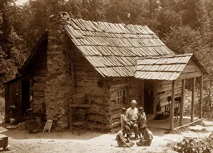 Mountaineer's Cabin, Cumberland Gap, Tennessee, USA