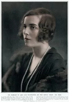 Mountbatten Collection: Mountbatten wedding 1922 - Lady Edwina Ashley