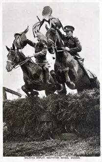 Leaping Gallery: Mounted Display of the Army School of Equitation