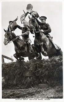 Jumps Gallery: Mounted Display of the Army School of Equitation