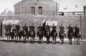 Constables Prints: Mounted police, HQ Barracks, Perth, West Australia