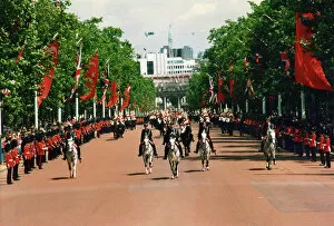 Admiralty Gallery: Mounted Police Officer - Procession in The Mall