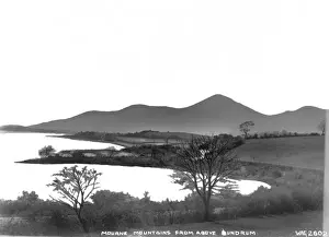 Mournes Prints: Mourne Mountains from Above Dundrum