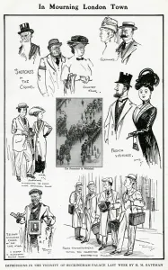Memoriam Prints: In Mourning London Town by H. M. Bateman