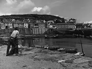 Denim Prints: Mousehole Harbour