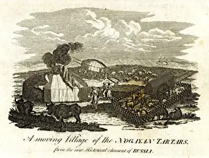 A Moving Village of the Nogayan Tartars, Russia
