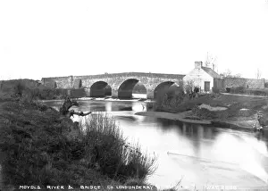 Arched Prints: Moyola River and Bridge, Co. Londonderry