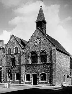 Cornhill Prints: Moyses Hall, Cornhill, Bury St. Edmunds, Suffolk, England, was built by the Normans