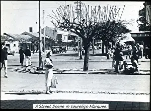 Marques Prints: Mozambique - Street Scene, Lourenco Marques - Maputo City