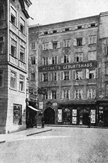 Salzburg Prints: Mozart Birthplace Photo